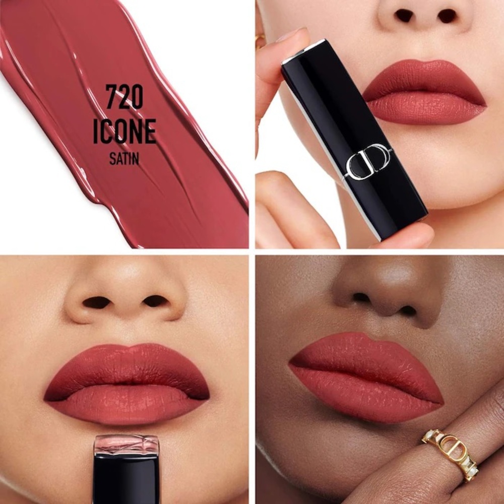 DIOR 
Rouge Dior Refillable Lipstick in 720 Icone Satin